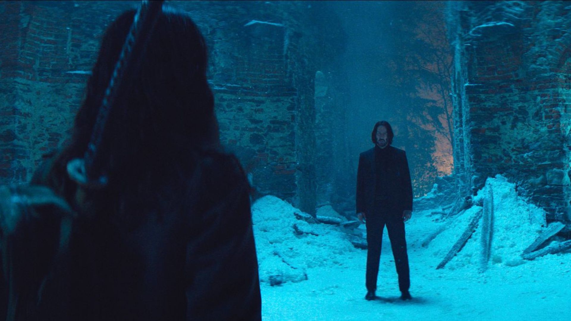 Eve Macarro affronte John Wick.