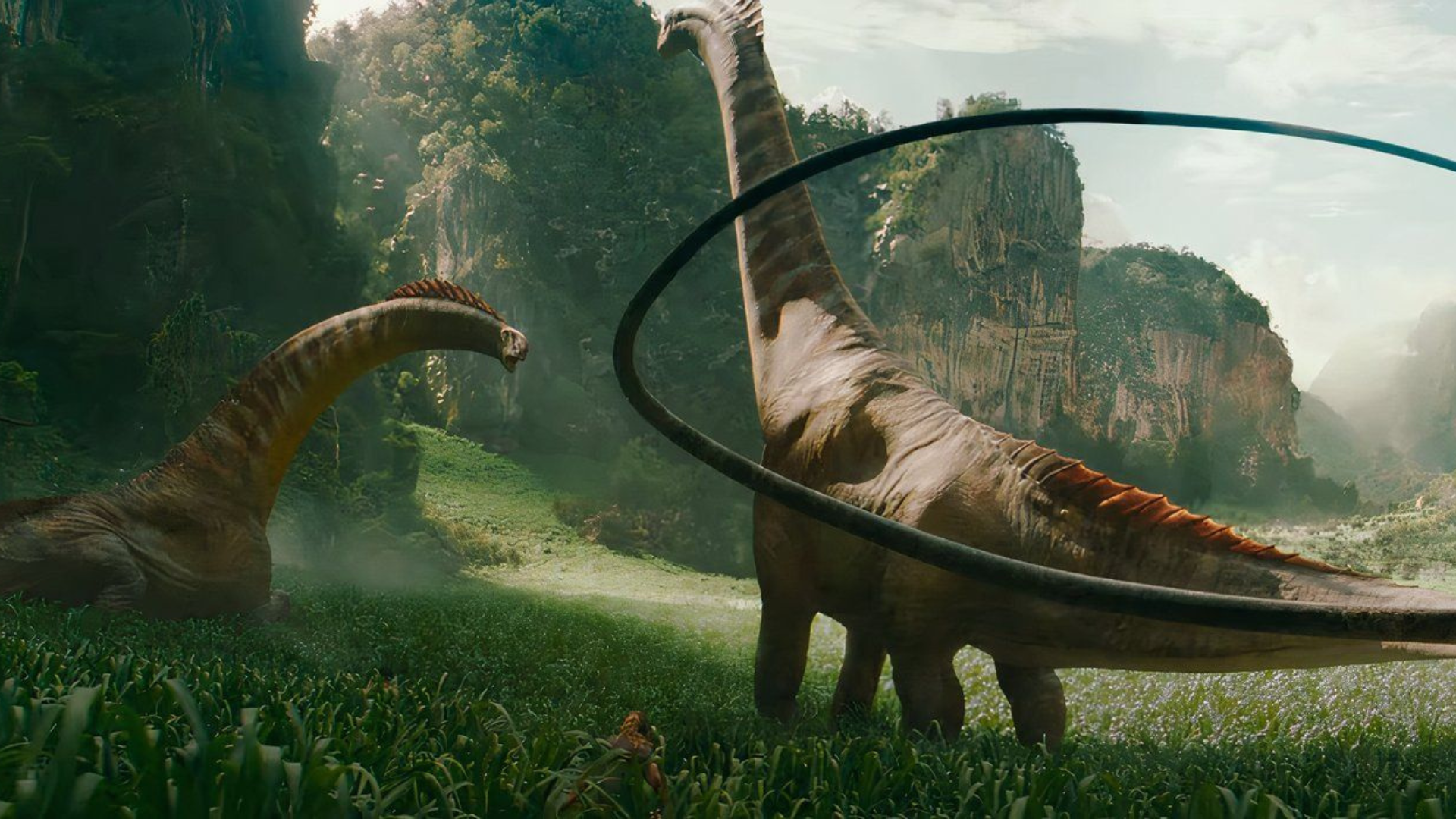 Les diplodocus de Jurassic World Renaissance
