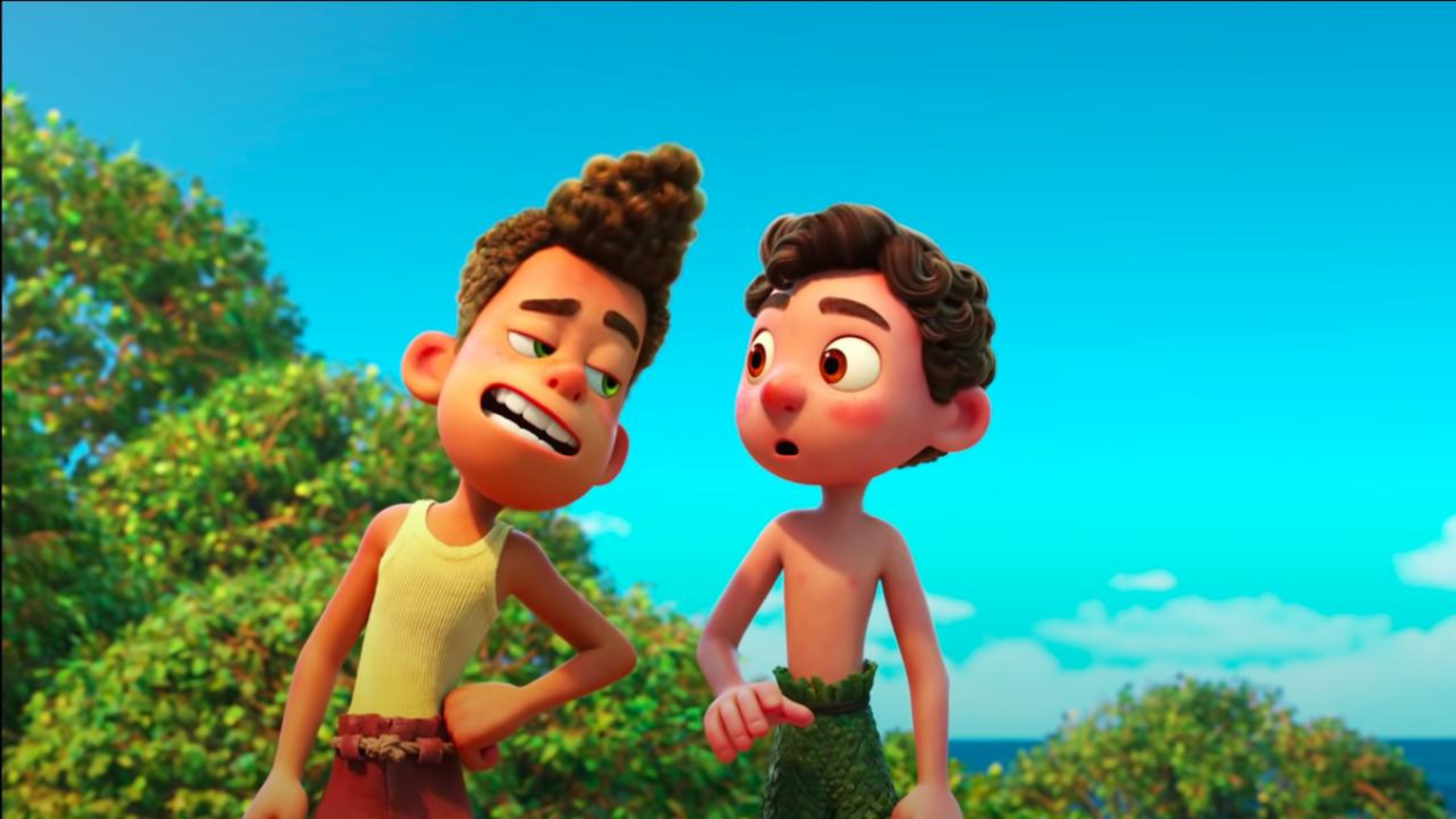 Alberto et luca dans le film Luca