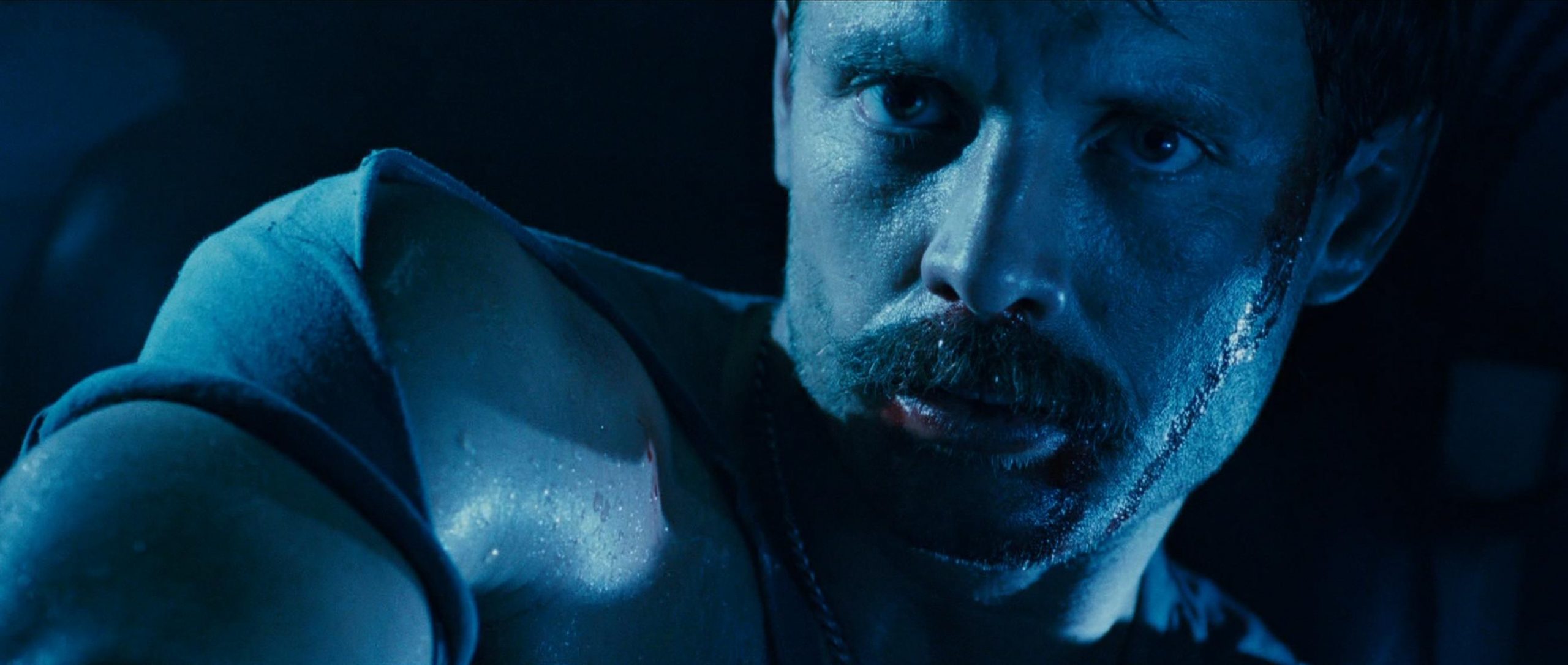 Coffey rongé par le syndrome nerveux des hautes pressions – Abyss, 1989, James Cameron, 20th Century Fox