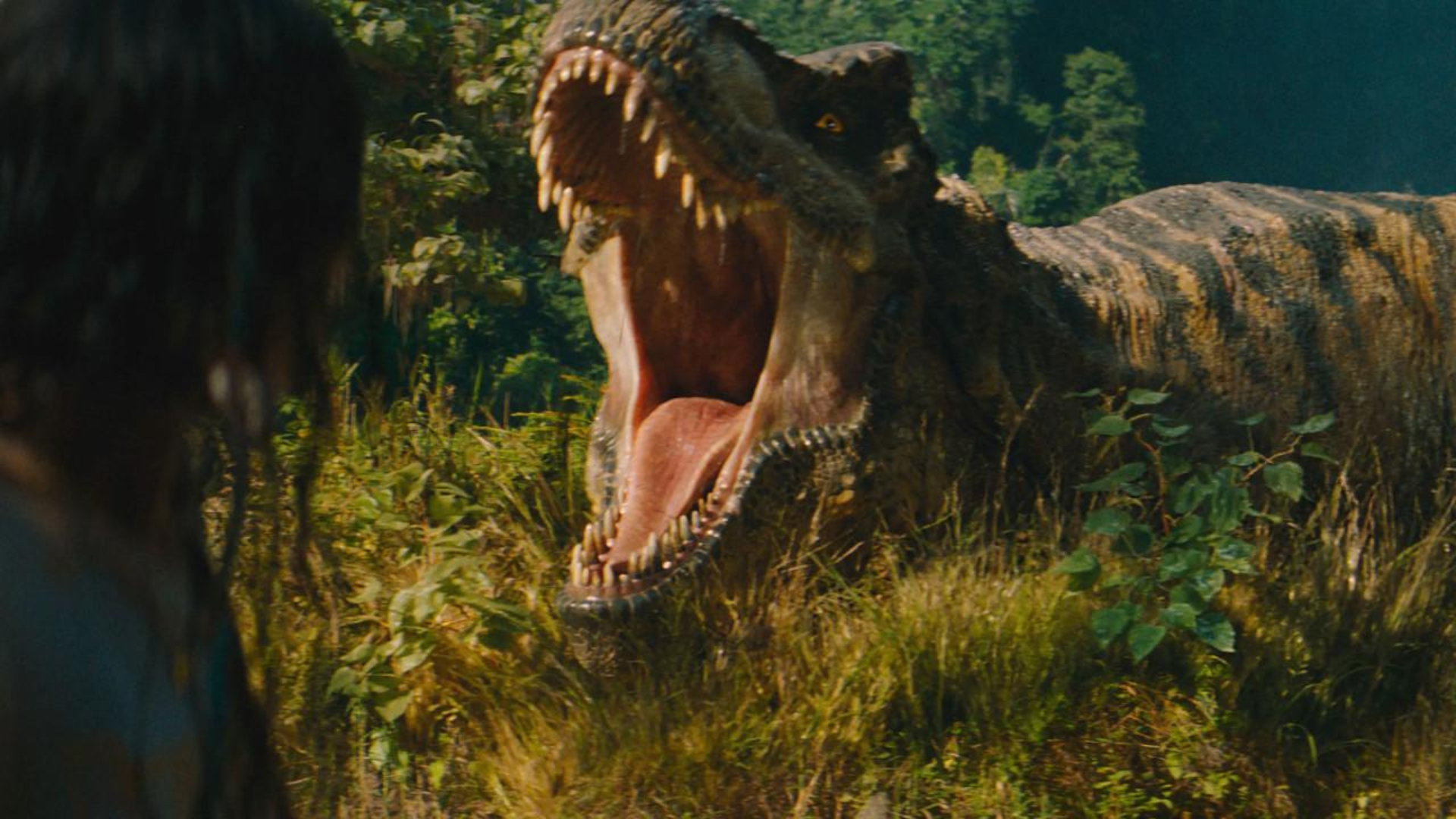 Apparition du T-Rex dans Jurassic World Renaissance