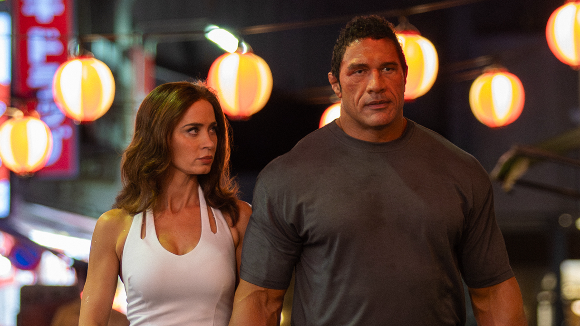 Emily Blunt et the rock dans smashing machine