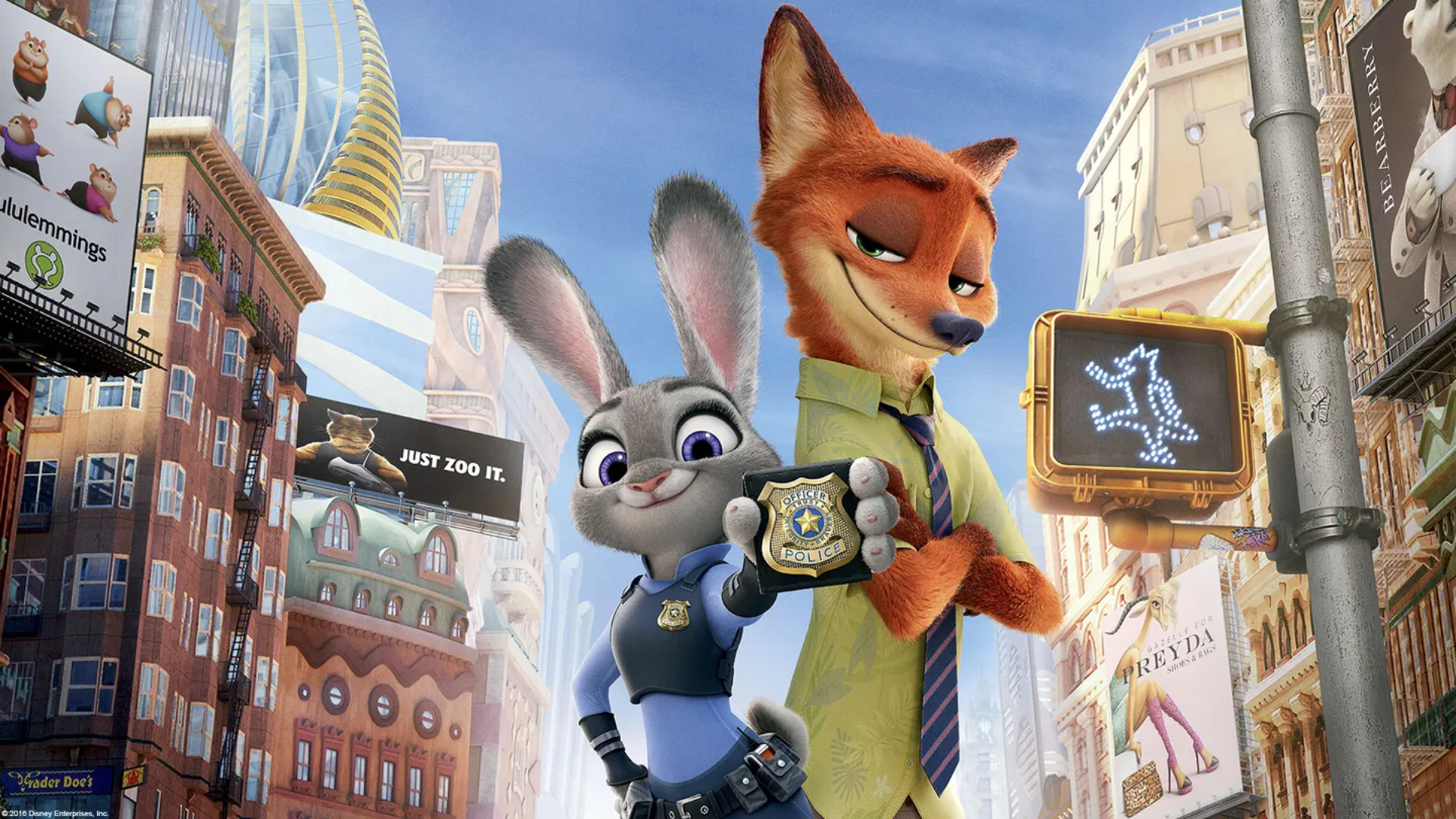 affiche du film zootopie