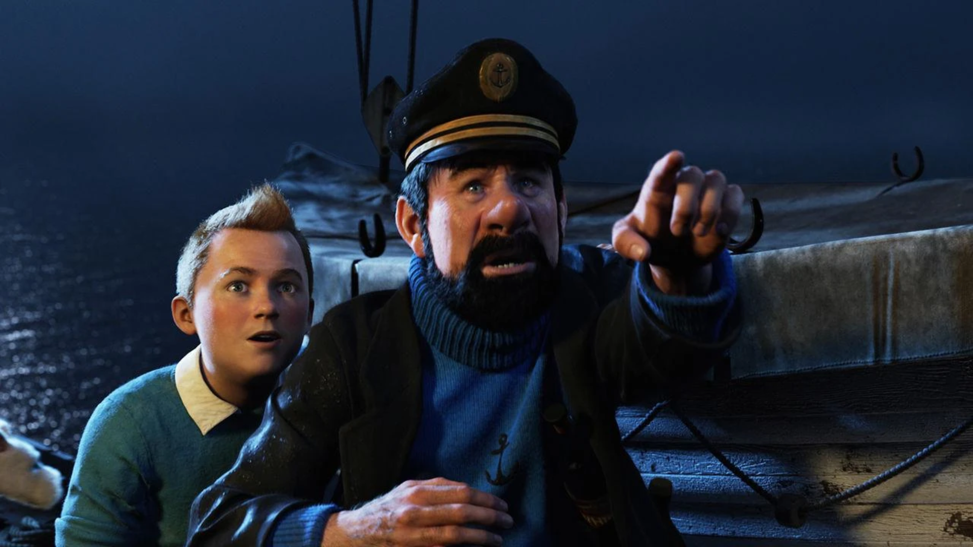 Tintin et Capitaine haddock