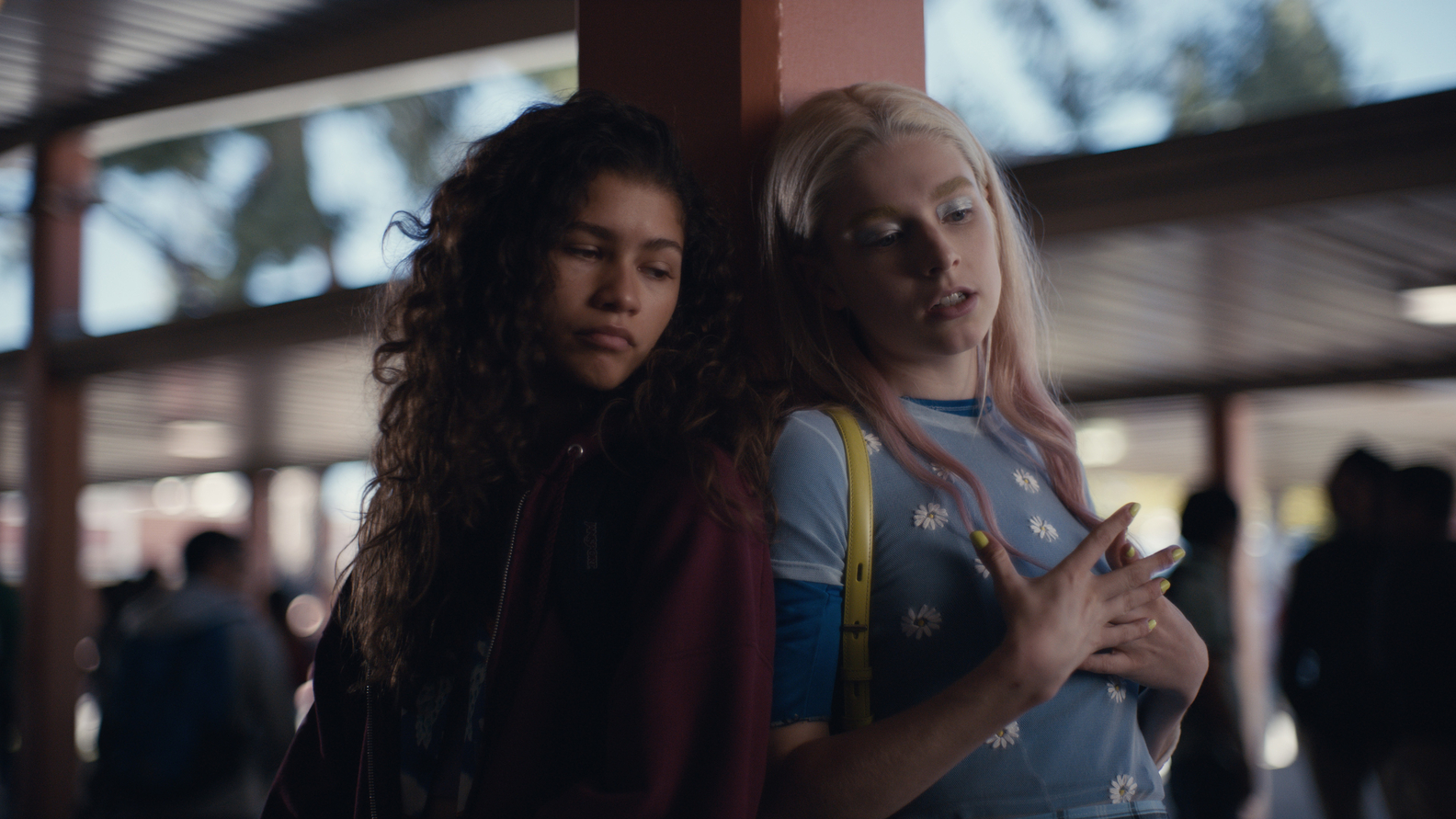 Zendaya et Hunter Schafer dans Euphoria