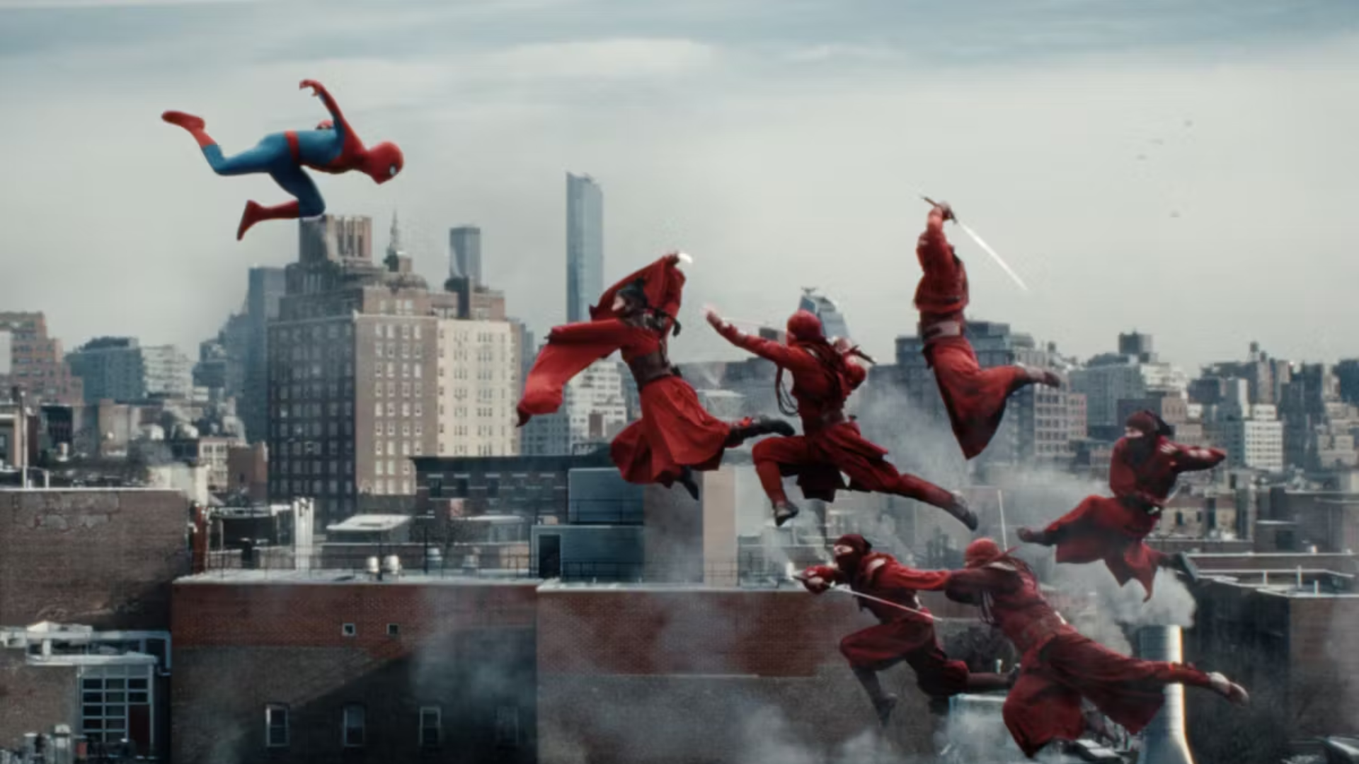 Scène de combat dans Spiderman Brand new day
